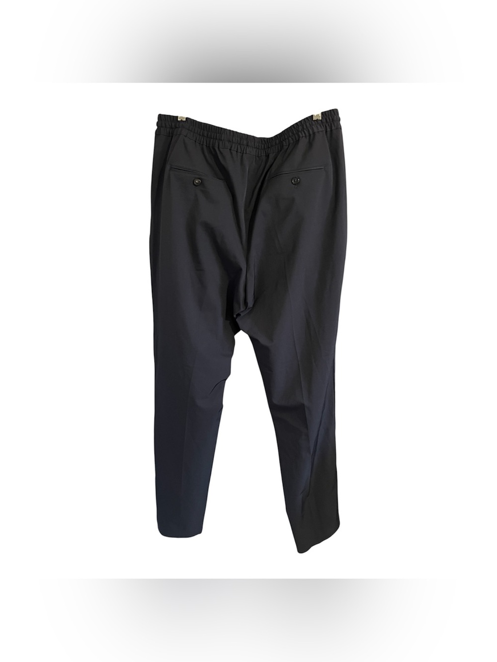 Tiffany & Co. Black Women's High-Rise Trousers with Zip Fly - Picture 2 of 6